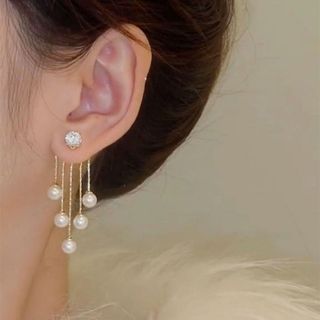 【大人気】ピアス パーティー お呼ばれ パール シンプル プレゼント 高見え(ピアス)