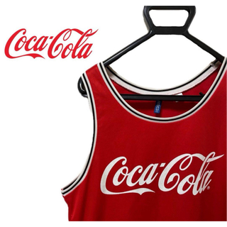 コカコーラ(コカ・コーラ)の【COCA-COLA】　コカコーラ　タンクトップ　ビックロゴ　Mサイズ(タンクトップ)