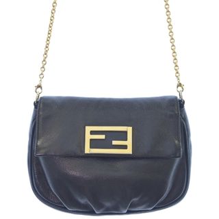 フェンディ(FENDI)のFENDI フェンディ ショルダーバッグ - 黒 【古着】【中古】(ショルダーバッグ)