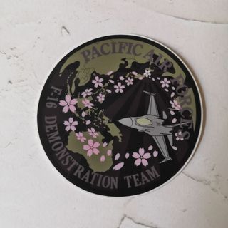 米空軍　F-16 デモチーム 　ステッカー　(桜 )　横田基地(その他)