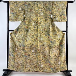 小紋 身丈159cm 裄丈64.5cm 正絹 優品 【中古】(着物)