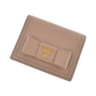 プラダ(PRADA)のPRADA プラダ 財布・コインケース - ピンクベージュ 【古着】【中古】(財布)