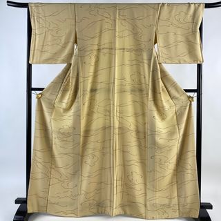 小紋 身丈165.5cm 裄丈67cm 正絹 優品 【中古】(着物)