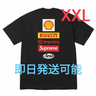 シュプリーム(Supreme)のSupreme Ducati Logos Tee XXL BLACK(Tシャツ/カットソー(半袖/袖なし))
