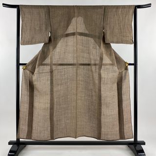 紬 身丈153cm 裄丈64.5cm 正絹 優品 【中古】(着物)