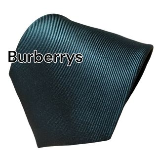 【Burberrys】　バーバリーズ　グリーン系　ゴルファー柄　短め(ネクタイ)