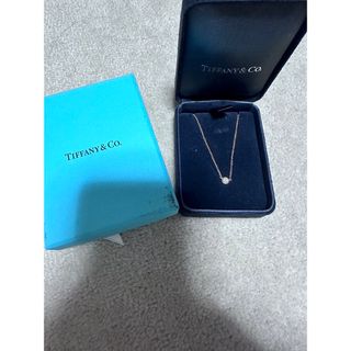 ティファニー(Tiffany & Co.)のティファニー　バイザヤード0.18ct 鑑定書つき(ネックレス)