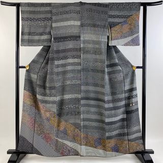 訪問着 身丈159.5cm 裄丈62cm 正絹 秀品 【中古】(着物)