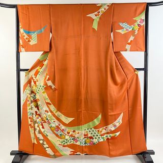 訪問着 身丈159.5cm 裄丈64cm 正絹 秀品 【中古】(着物)