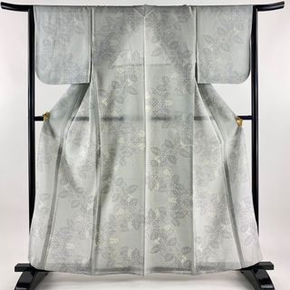 紬 身丈160.5cm 裄丈65cm 正絹 秀品 【中古】(着物)