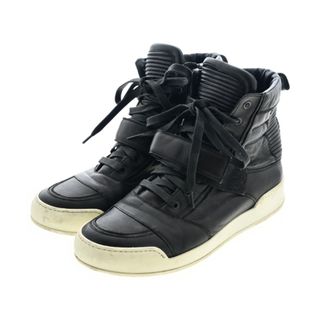 バルマン(BALMAIN)のBALMAIN バルマン スニーカー EU42(27cm位) 黒 【古着】【中古】(スニーカー)