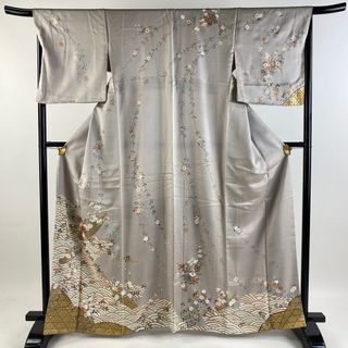 訪問着 身丈165cm 裄丈66.5cm 正絹 秀品 【中古】(着物)