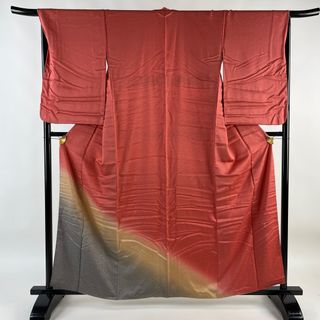 付下げ 身丈160cm 裄丈66cm 正絹 名品 【中古】(着物)