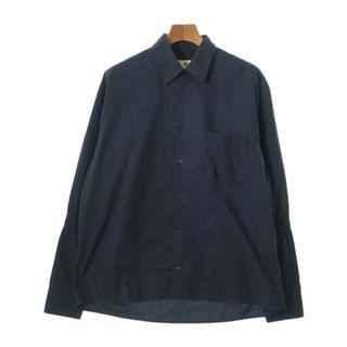 マルニ(Marni)のMARNI マルニ カジュアルシャツ 46(M位) 紺 【古着】【中古】(シャツ)