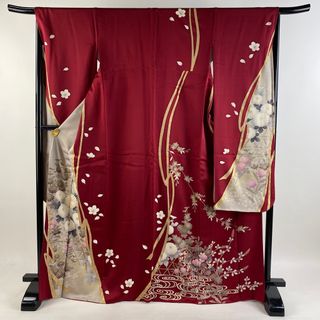 振袖 身丈169cm 裄丈66.5cm 正絹 秀品 【中古】(着物)