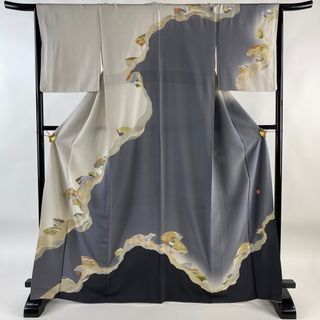 訪問着 身丈167.5cm 裄丈65cm 正絹 名品 【中古】(着物)