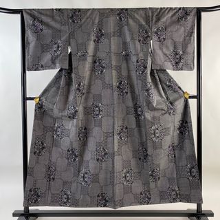 大島紬 身丈153cm 裄丈64cm 正絹 美品 名品 【中古】(着物)