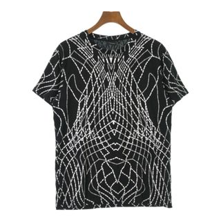 MARCELO BURLON Tシャツ・カットソー S 黒x白xグレー(総柄) 【古着】【中古】