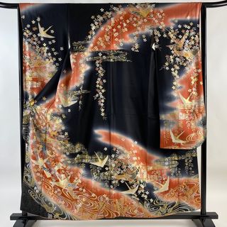 振袖 身丈157.5cm 裄丈64cm 正絹 美品 名品 【中古】(着物)