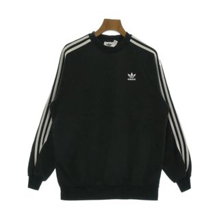 アディダス(adidas)のadidas アディダス スウェット M 黒 【古着】【中古】(トレーナー/スウェット)