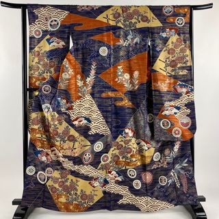 振袖 身丈165cm 裄丈63.5cm 正絹 美品 名品 【中古】(着物)