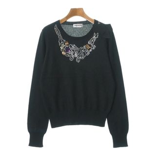 ソニアリキエル(SONIA RYKIEL)のSONIA RYKIEL ソニアリキエル ニット・セーター -(L位) 黒 【古着】【中古】(ニット/セーター)