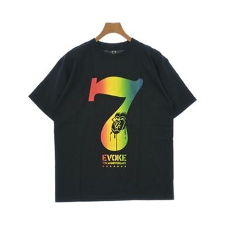 evoke イヴォーク Tシャツ・カットソー M 黒 【古着】【中古】(Tシャツ/カットソー(半袖/袖なし))