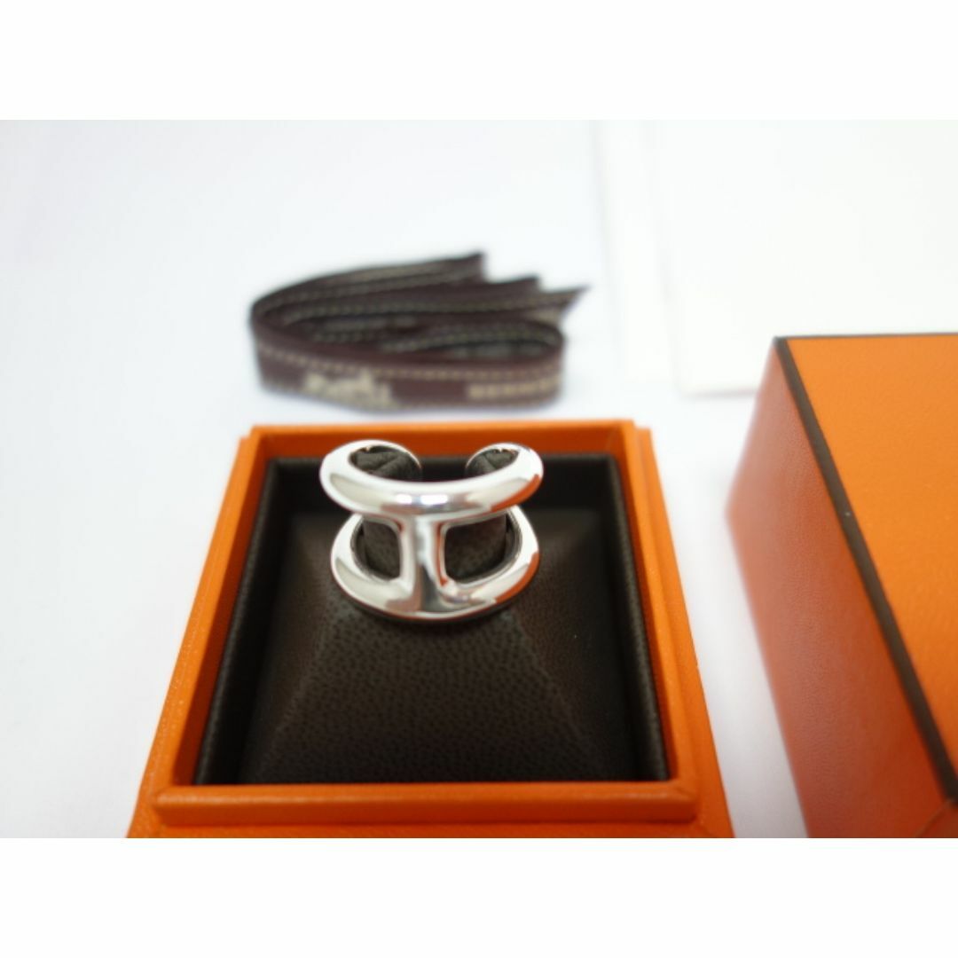 HERMES - エルメス 定番 シルバーリング 指輪 AG-925 オスモズ GM 58 メンズ