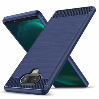 【サイズ:SonyXperia8_色:ブルー】Xperia8 ケース TPU 耐(その他)