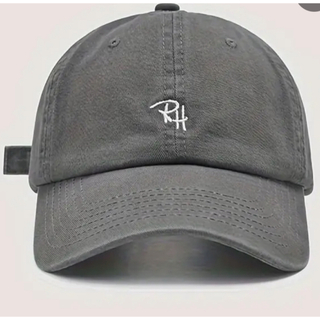 Ron Herman - 大人気　rh ロンハーマン  男女兼用　濃いグレー　黒　ブラック　キャップ　帽子