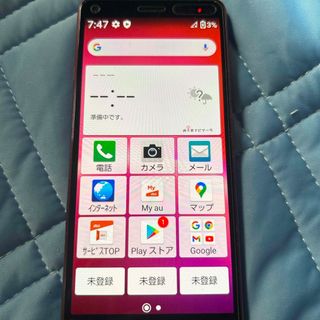 KYOCERA BASIO4 KYV47 ワインレッド　SIMロック解除済み(スマートフォン本体)