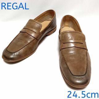 リーガル(REGAL)のREGAL　リーガル　ローファー　24.5cm　ライト　ブラウン(ローファー/革靴)