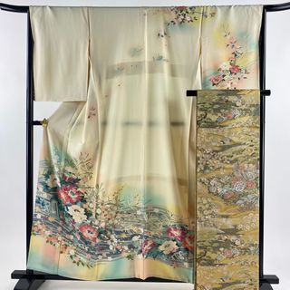 訪問着 身丈156.5cm 裄丈66cm 正絹 美品 秀品 【中古】(着物)