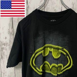 アメリカ古着　バッドマンビッグプリントＴシャツ 半袖 ブラック　ビッグサイズ(Tシャツ/カットソー(半袖/袖なし))