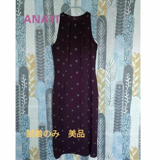 アナイ(ANAYI)のANAYI　アメリカンスリーブワンピース　パープル(その他)