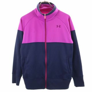 アンダーアーマー(UNDER ARMOUR)のアンダーアーマー ジャージ トラックジャケット L ネイビー UNDER ARMOUR レディース(その他)