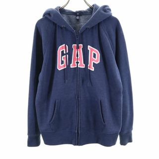 ギャップ(GAP)のギャップ 長袖 ジップパーカー XL ネイビー系 GAP 裏フリース レディース(パーカー)