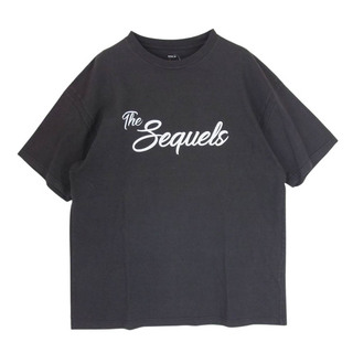 シークエル  SEQUEL CLG-SH 021-007 The Sequels ロゴ コットン 日本製 クルーネック 半袖 Tシャツ ダークグレー系 XL【中古】(シャツ)