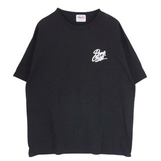 ポークチョップ  PORKCHOP GARAGE SUPPLY ガレージサプライ STENCIL CS TEE バック プリント 半袖 Tシャツ ブラック系 XL【中古】(シャツ)