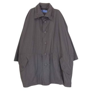 イッセイミヤケ(ISSEY MIYAKE)のISSEY MIYAKE イッセイミヤケ 青タグ WINDCOAT ウィンドコート イカ ウエスト ゴム ナイロン ジャケット グレー系 M【中古】(その他)