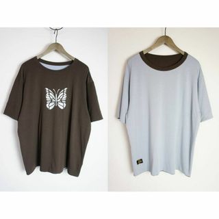 Needles - 定番 NEEDLESニードルス リバーシブル Tシャツ 509O▲