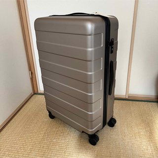 ムジルシリョウヒン(MUJI (無印良品))の無印良品 キャリー スーツケース 75L ベージュ(トラベルバッグ/スーツケース)