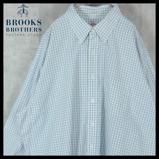 ブルックスブラザース(Brooks Brothers)の【美品】ブルックスブラザーズ ワイシャツ Est 1818 チェック柄 通勤(シャツ)