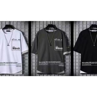 【残り数点】半袖シャツ　メンズ　韓国　流行　ダメージ　ＸＬ　ゆったり(Tシャツ/カットソー(半袖/袖なし))