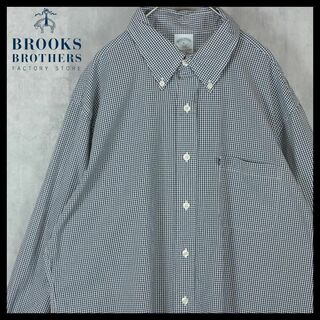 ブルックスブラザース(Brooks Brothers)の【美品】ブルックスブラザーズ ワイシャツ 346 ギンガムチェック柄 ビジネス(シャツ)