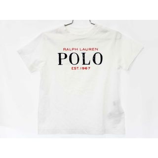 ラルフローレン(Ralph Lauren)の【夏物 新入荷!】新品 未使用品[ラルフローレン/Ralph Lauren]100cm 半袖Tシャツ/半袖カットソー 白 子供服 キッズ kids 男の子 女の子 夏 tops 135042(Tシャツ/カットソー)