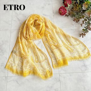 エトロ(ETRO)のETRO エトロ　ショール、ストール、スカーフ　シルク　SILK ペイズリー(ストール/パシュミナ)