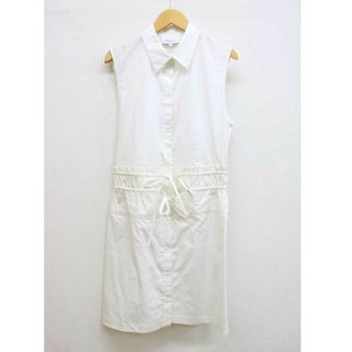 スリーワンフィリップリム(3.1 Phillip Lim)の【夏物 新入荷】■Phillip Lim/スリーワンフィリップリム■シャツワンピース/ノースリーブ/ミディ丈 ホワイト/白 レディース【中古】夏 925042(その他)