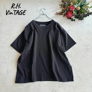 R.H.ヴィンテージ　Tシャツ　墨黒　半袖　ロンハーマン