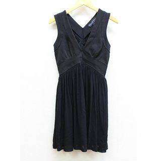 TOPSHOP - 【夏物 新入荷】★TOPSHOP/トップショップ★切替カットソー/おしゃれ/カジュアル/かわいい/Vネック/トップス/カットソー/ノースリーブ ブラック/黒 レディース 34【中古】夏 135042